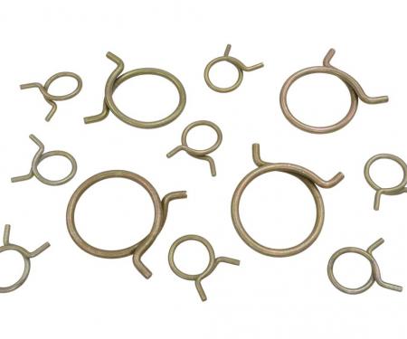 55-58 Hose Clamp Set - Radiator And Heater - 12 Pieces