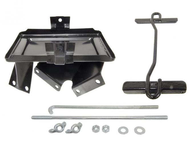 63-67 Battery Tray Kit - Air Conditioning Or 65 396 Left Hand