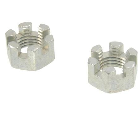 53-82 Tie Rod End Slotted / Castle Nut - Correct 7/16" / 5/8" Across Flats (set