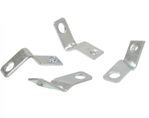 70-79 Ignition Shield Bracket Set - Rear Lower - Late 70 - 4 Pieces