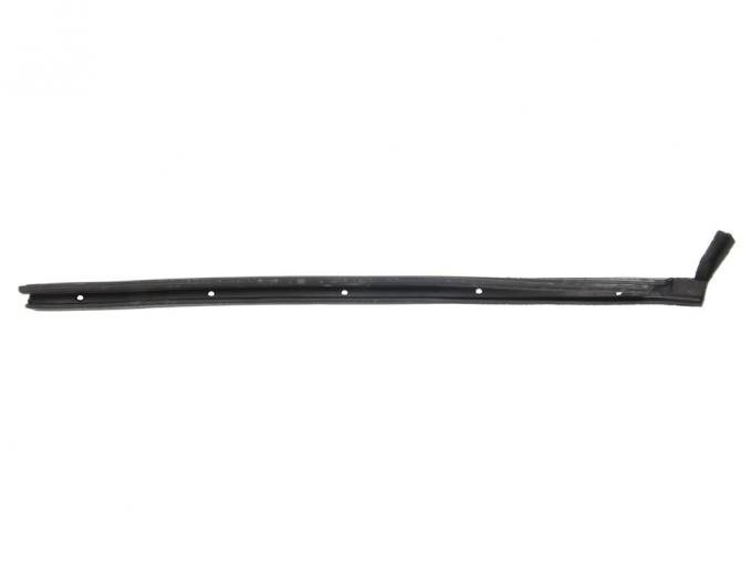 56-62 Hardtop Side Rail Weatherstrip - Horizontal Over Side Window Left