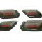 14-19 Molded Smoked Acrylic Tail Light Lens Blackout Set of 4