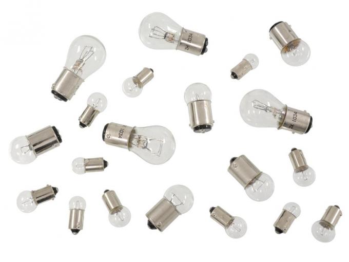 Redline Restomotive® 1955-1957 Chevrolet Corvette 20 Piece Light Bulb Kit
