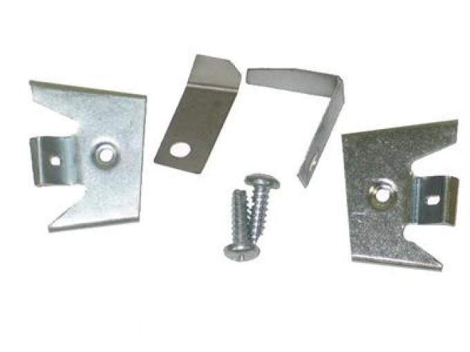 56-58 Door End Cap Mount Kit - With Weatherstrip Retainer