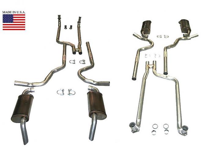 1980-1981 Dual Exhaust System With MagnaFlow Mufflers