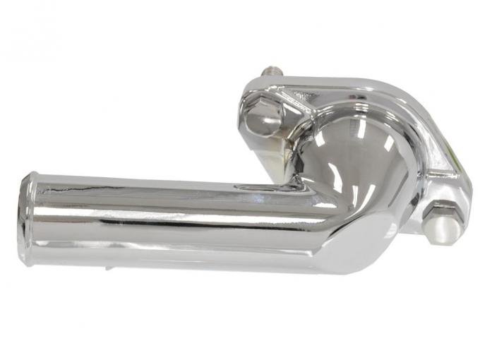 85-91 Thermostat Housing / Water Outlet Neck - Chrome