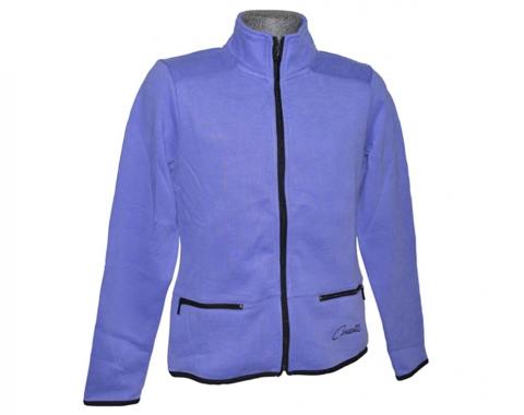 Jacket Womens Periwinkle Full Zip With Corvette Script