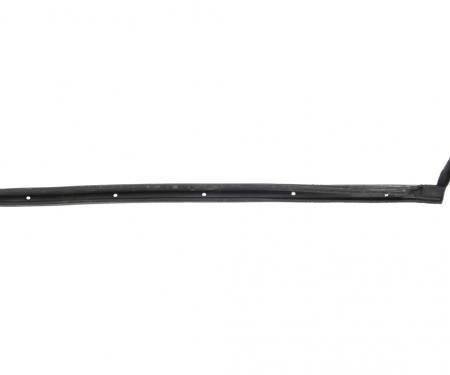 56-62 Hardtop Side Rail Weatherstrip - Horizontal Over Side Window Left