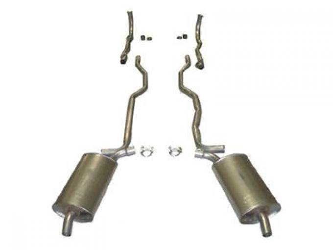 63 Exhaust System - Complete Aluminized Hi Performance With 4 Speed