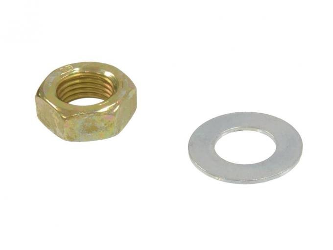 56-68 Steering Wheel Mount Nut With Washer - Standard Column