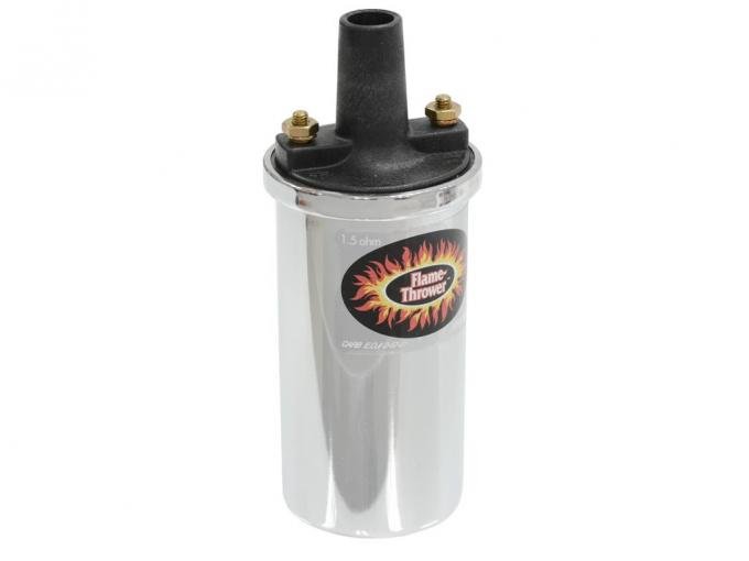 58-74 High Energy Coil - Chrome Flame Thrower - Pertronix - ( 40000 Volt / 1.5 O