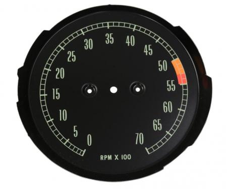 65-67 Tach / Tachometer Face - 5500 250-300hp And 66 390hp