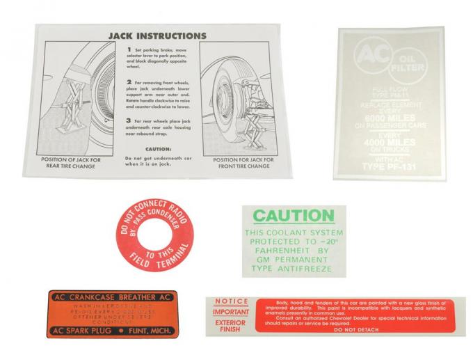 56 Decal Set - All - 6 Pieces