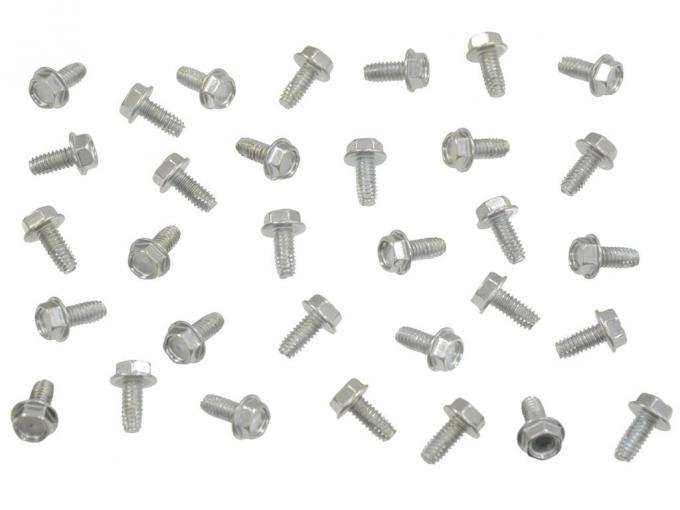 Redline Restomotive® 1967 Chevrolet Corvette Bolt On Wheel Starburst Clip Screws