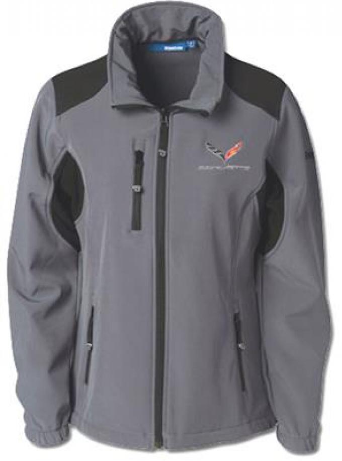 Jacket C7 Corvette Ladies Reebok Graphite Softshell