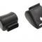 66-67 Seat Belt Retractor Cover - Black With Hole Late '66