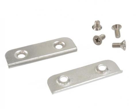 63-75 Soft Top / Convertible Top Strap Retainer - With Screws