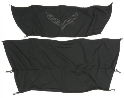 14-19 Rear Window Cargo / Luggage Shade Upper And Lower Cover With C7 Logo