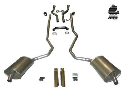 1969 Exhaust System Deluxe 427 4-Speed with OEM Style Welded Muffler