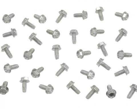 Redline Restomotive® 1967 Chevrolet Corvette Bolt On Wheel Starburst Clip Screws