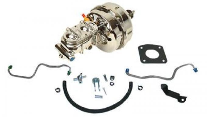 70-73 Power Brake Conversion With Chrome Master Cylinder And Booster
