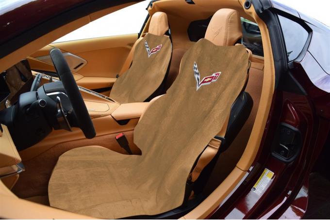2020-2023 Seat Armour / Savers Tan with C8 Logo