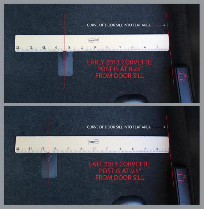 2007L-2013E C6 Floor Mats Silver C6 Corvette Script Lloyd Design