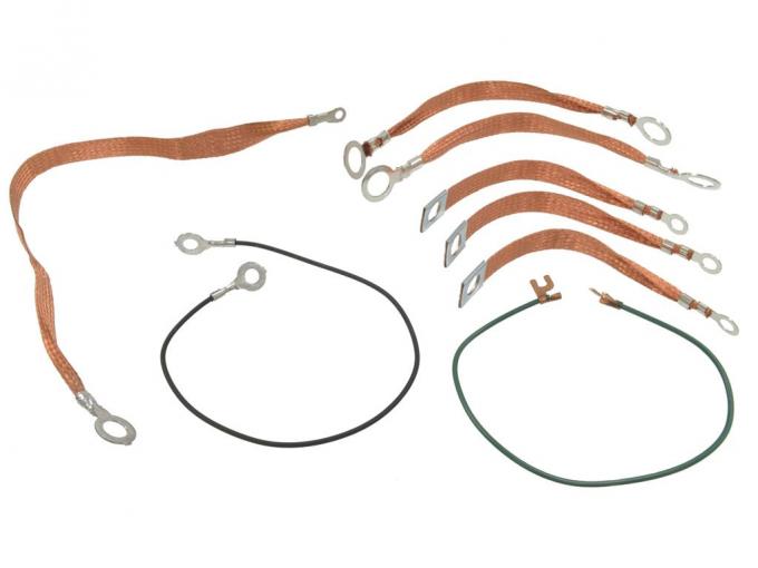 55-60 Radio Ground Straps- Set of 8