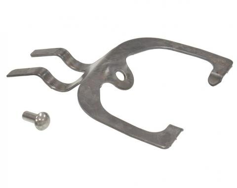 55-81 Clutch Fork Spring - Rivets To Fork