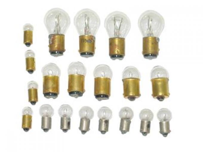 Redline Restomotive® 1953-1954 Chevrolet Corvette 20 Piece Light Bulb Kit