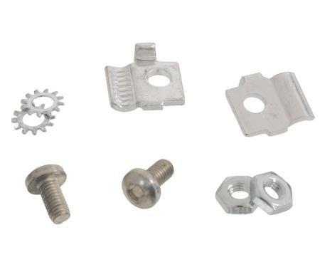 59-62 Hood Release Cable Retainer to Firewall Latch With Screws - 59 Late