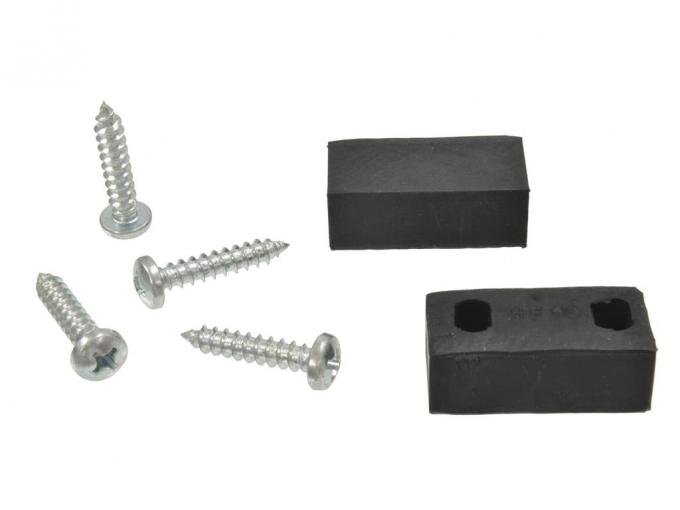 53-57 Hood Stabilizer Blocks with Screws ( 53-55 Replacement )