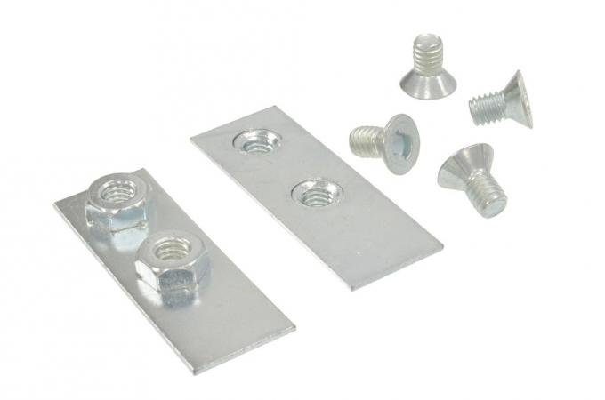 58-62 Grab Bar Retainer Nut Plates with Correct Clutch Head Screws