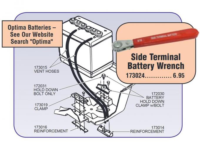 68-75 Battery Vent Hose