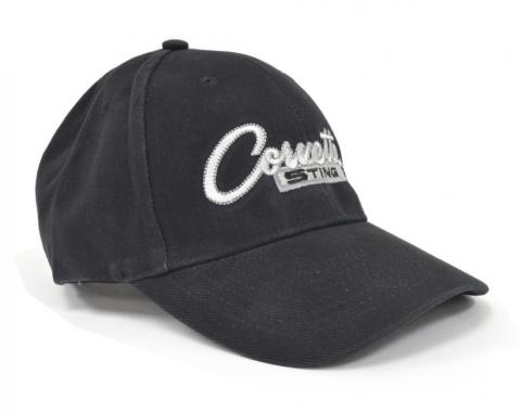 Hat- C2 Stingray Embroidered Script Black