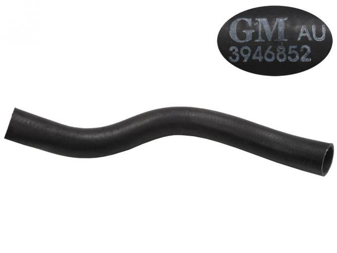 69-76 Radiator Hose - 350 Upper / Inlet With Copper Radiator With GM Logo And #