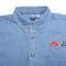 Men's Long Sleeve Denim Shirt With Choice of Embroidered Emblem