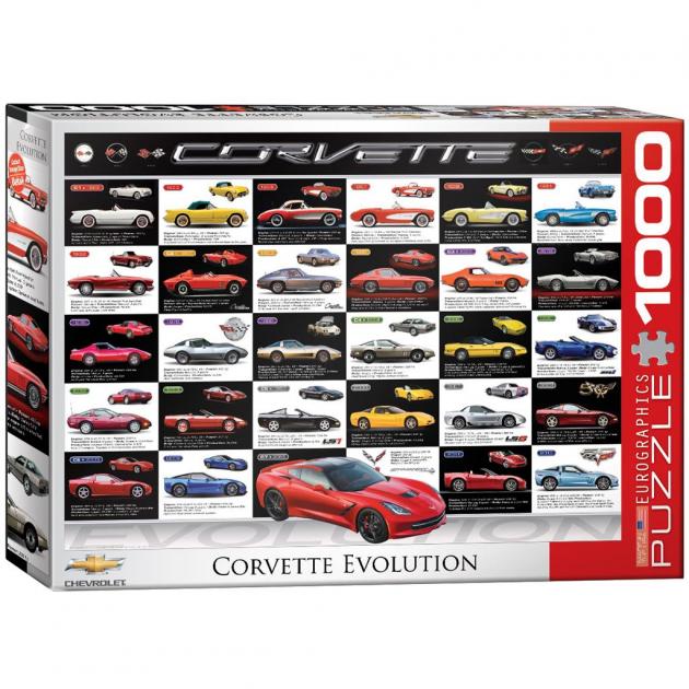 Corvette Evolution Puzzle | Muscle Cars & Classics