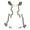 63 Exhaust System - Complete Aluminized Hi Performance With 4 Speed