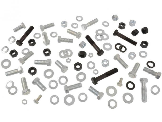 63-67 Front Bumper Bolts and Hex Nuts