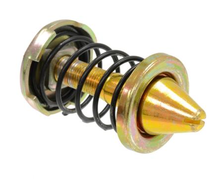 59-62 Hood Lock / Latch - Male Pop Up Assembly - Gold - 1959 Late