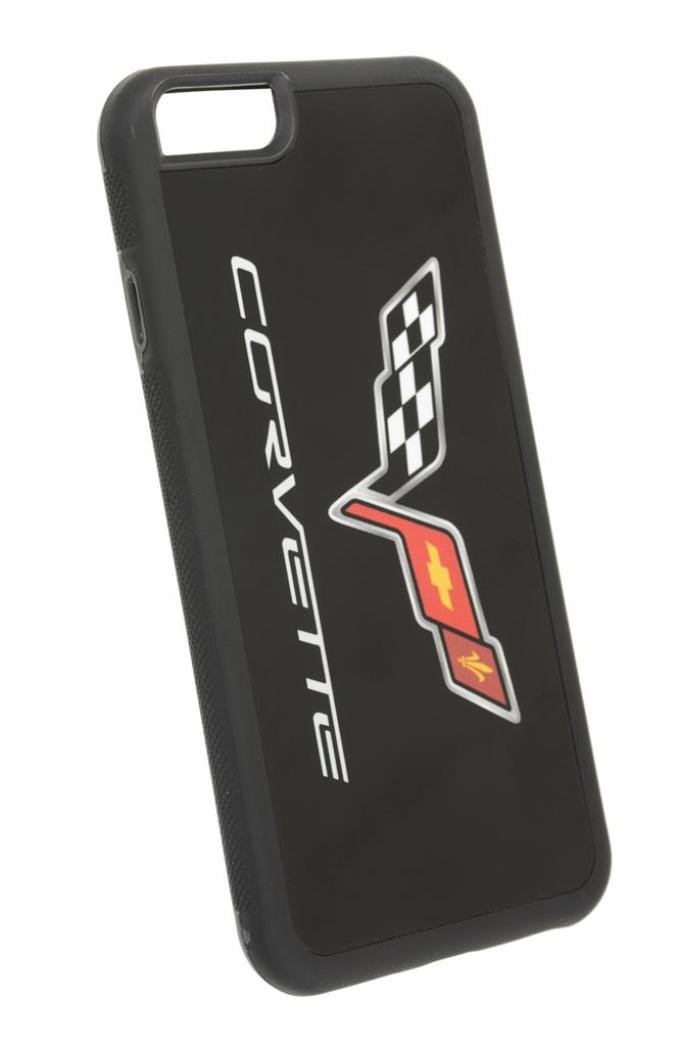 C6 Flag And Script Logo Black Iphone 6Plus Cell Phone Case