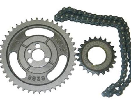 1957-1986 Timing Chain Set - 383/327/350 With Gears - Double Roller