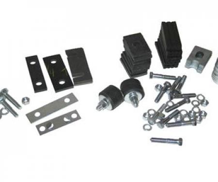 53-57 Body Mount Set With Radiator Mount Kit