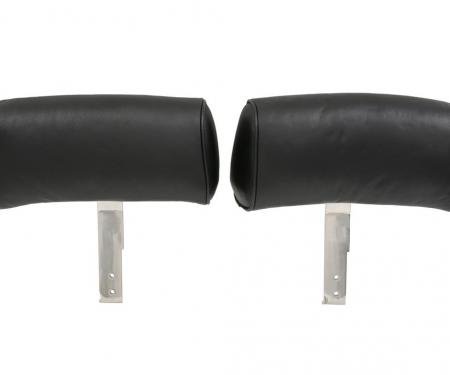 65-67 Headrest With Leather Cover