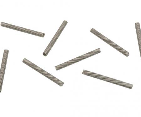 63-66 Seat Track Roller Spring - Stainless Steel 8 Pieces