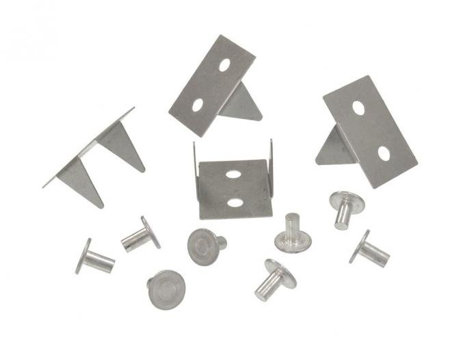 1963-1975 Transmission Tunnel And Underbody Insulation Retainer With Rivets Set