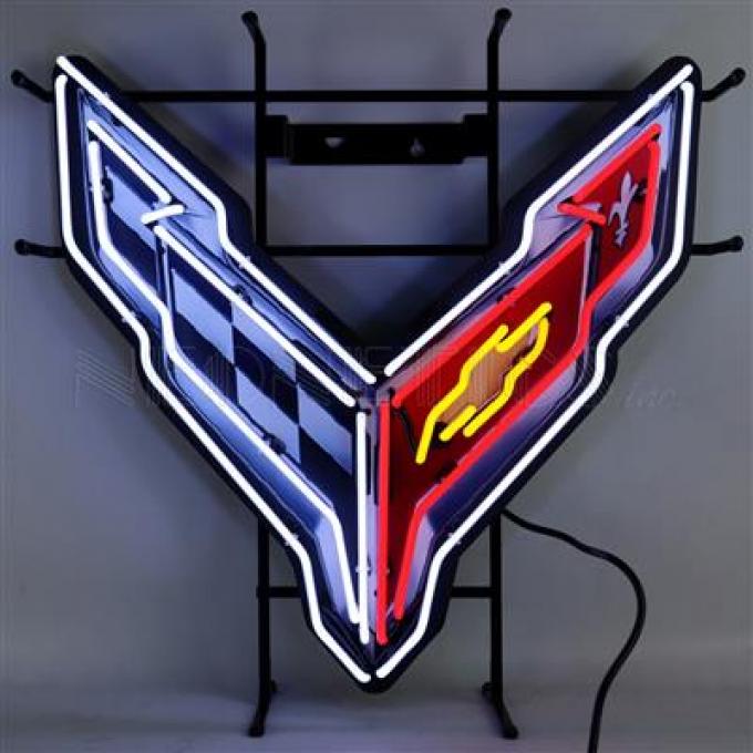 C8 Neon Sign 24"x 24"x 4"