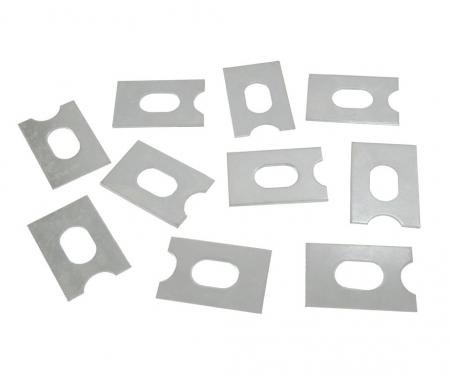 53-62 Body Mount Shim Set - Metal - 10 Pieces