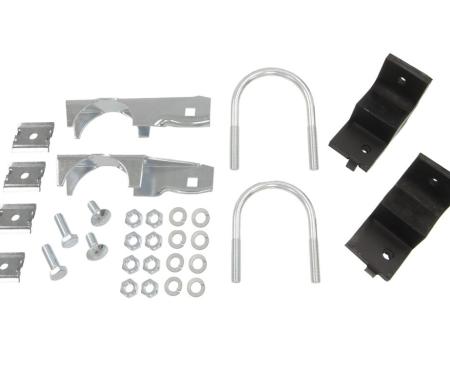56-62 Center Exhaust Hanger Kit at X Frame